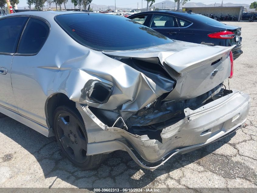 2006 Chevrolet Monte Carlo Ss VIN: 2G1WL15C269253791 Lot: 39602313