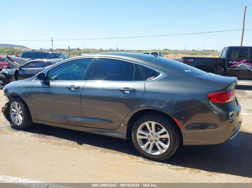 2015 Chrysler 200 Limited VIN: 1C3CCCAB6FN664356 Lot: 39602347