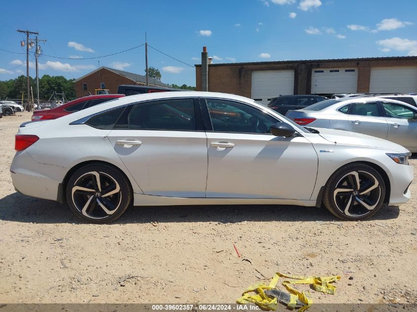 2022 Honda Accord Hybrid Sport VIN: 1HGCV3F24NA043008 Lot: 39602357