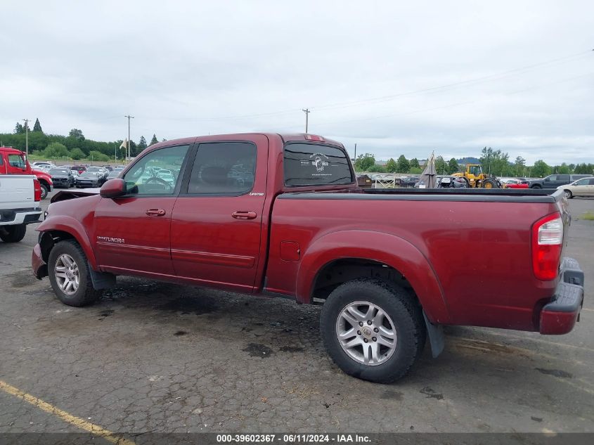 2004 Toyota Tundra Limited V8 VIN: 5TBDT48104S439885 Lot: 39602367