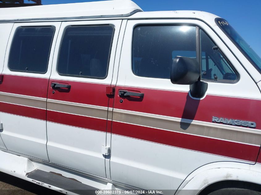 1994 Dodge Ram Van B350 VIN: 2B6JB31Y6RK138646 Lot: 39602375