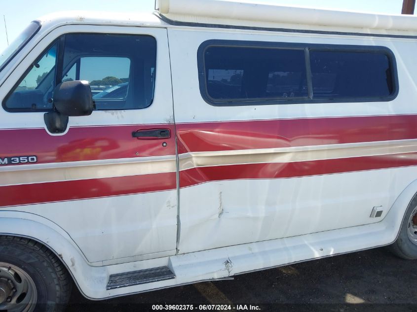 1994 Dodge Ram Van B350 VIN: 2B6JB31Y6RK138646 Lot: 39602375