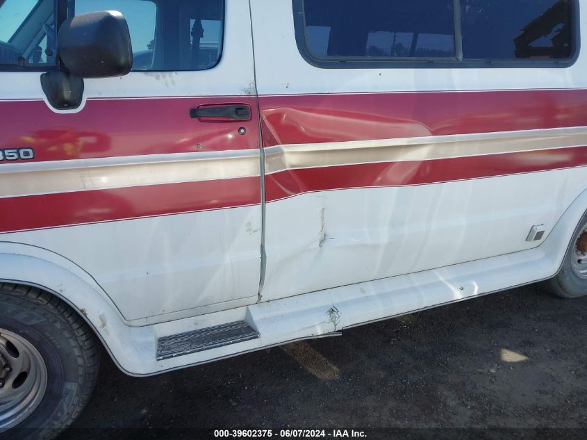 1994 Dodge Ram Van B350 VIN: 2B6JB31Y6RK138646 Lot: 39602375