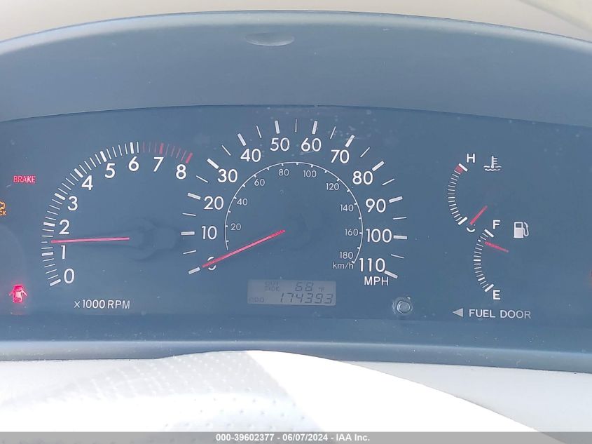 2005 Toyota Corolla Le VIN: JTDBR32E152049079 Lot: 39602377