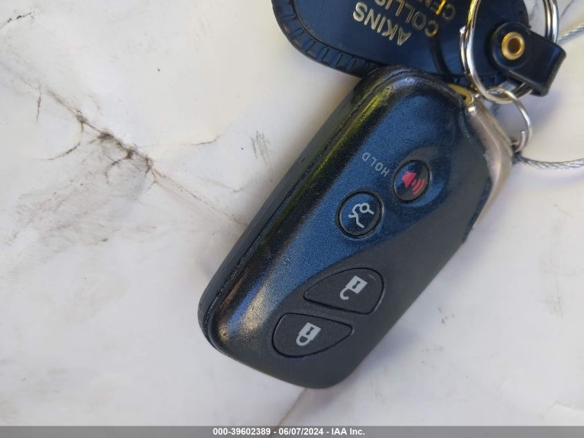 2009 Lexus Is 250 VIN: JTHBK262292092476 Lot: 39602389