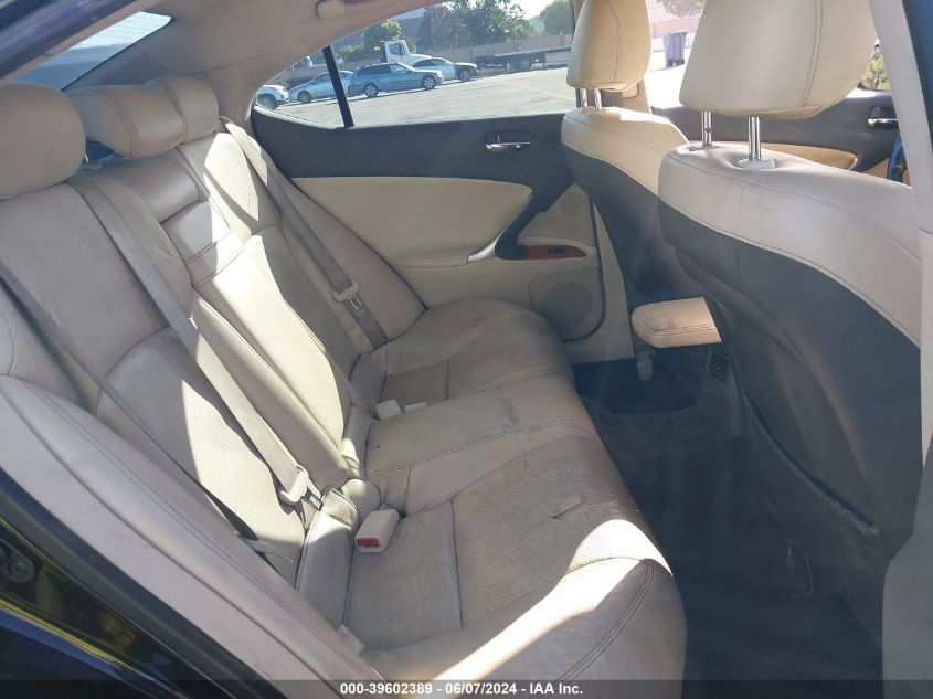 2009 Lexus Is 250 VIN: JTHBK262292092476 Lot: 39602389