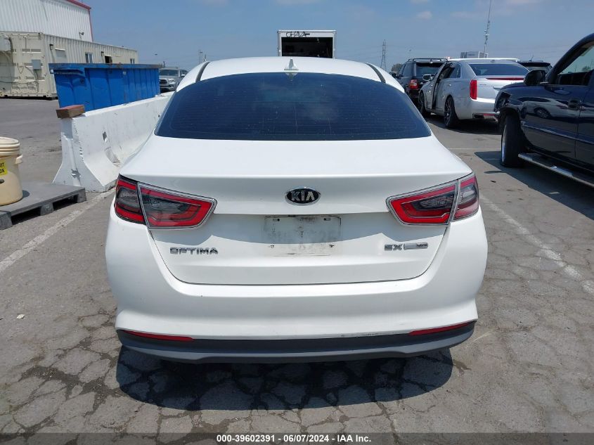 2016 Kia Optima Hybrid Ex VIN: KNAGN4AD9G5098478 Lot: 39602391