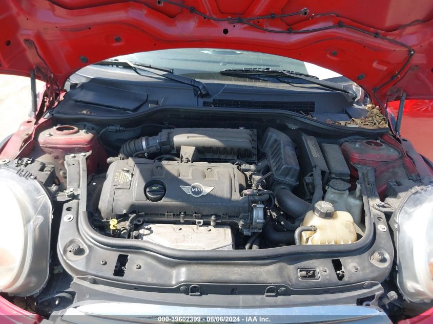 2012 Mini Cooper VIN: WMWSU3C50CT255754 Lot: 39602399