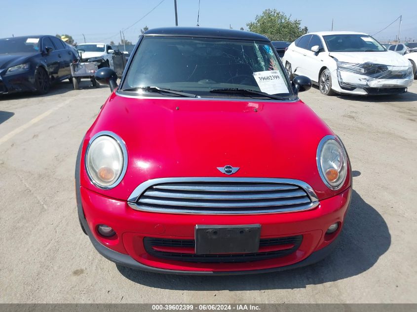 2012 Mini Cooper VIN: WMWSU3C50CT255754 Lot: 39602399