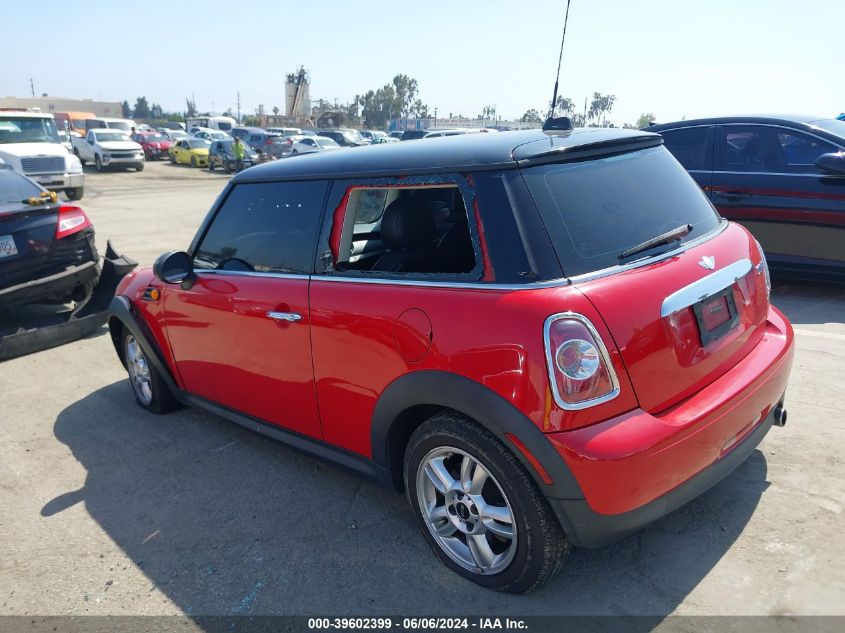 2012 Mini Cooper VIN: WMWSU3C50CT255754 Lot: 39602399