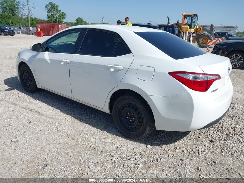 2014 Toyota Corolla L/Le/Le Pls/Prm/S/S Pls VIN: 5YFBURHE6EP035575 Lot: 39602400