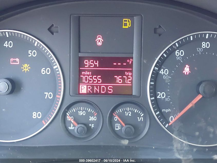 2009 Volkswagen Jetta Se VIN: 3VWRZ71K29M084867 Lot: 39602417