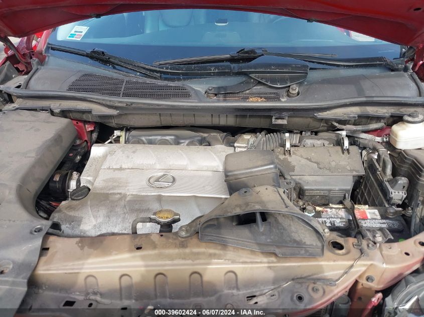 2011 Lexus Rx 350 VIN: 2T2ZK1BA8BC045852 Lot: 39602424