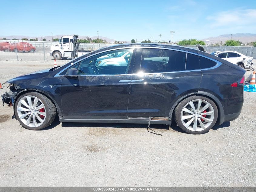 2016 Tesla Model X 75D/P100D/P90D VIN: 5YJXCBE49GF000619 Lot: 39602430