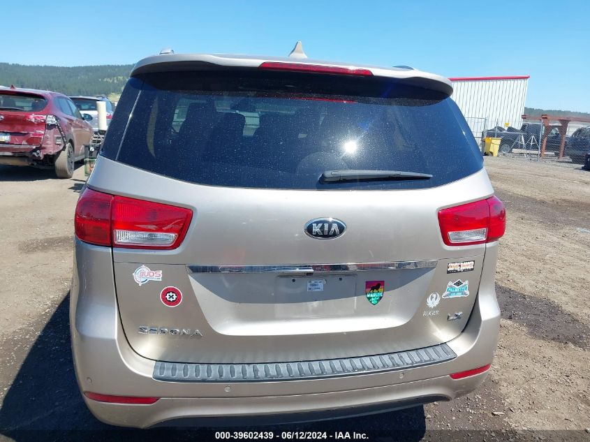 2016 Kia Sedona Lx VIN: KNDMB5C13G6175847 Lot: 39602439