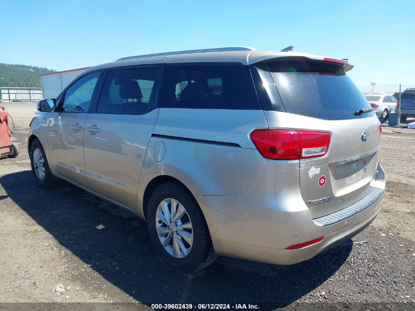 2016 Kia Sedona Lx VIN: KNDMB5C13G6175847 Lot: 39602439