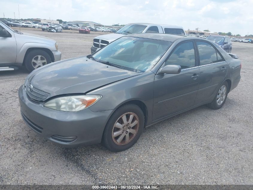 2002 Toyota Camry Xle VIN: JTDBE30K020095756 Lot: 39602443