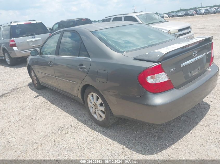 2002 Toyota Camry Xle VIN: JTDBE30K020095756 Lot: 39602443