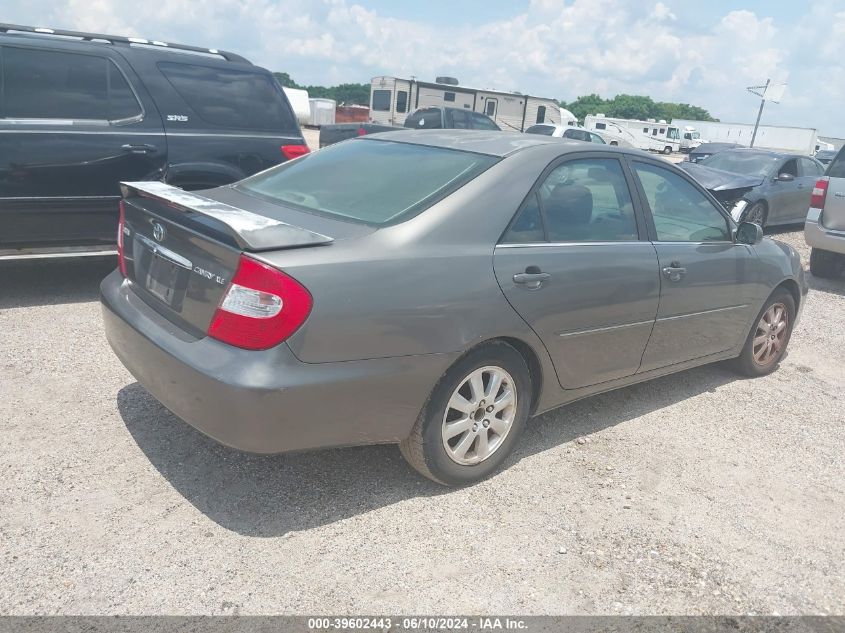 2002 Toyota Camry Xle VIN: JTDBE30K020095756 Lot: 39602443