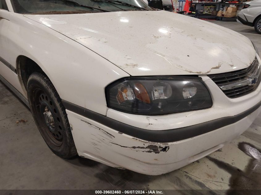 2004 Chevrolet Impala Police VIN: 2G1WF55K949382629 Lot: 39602460