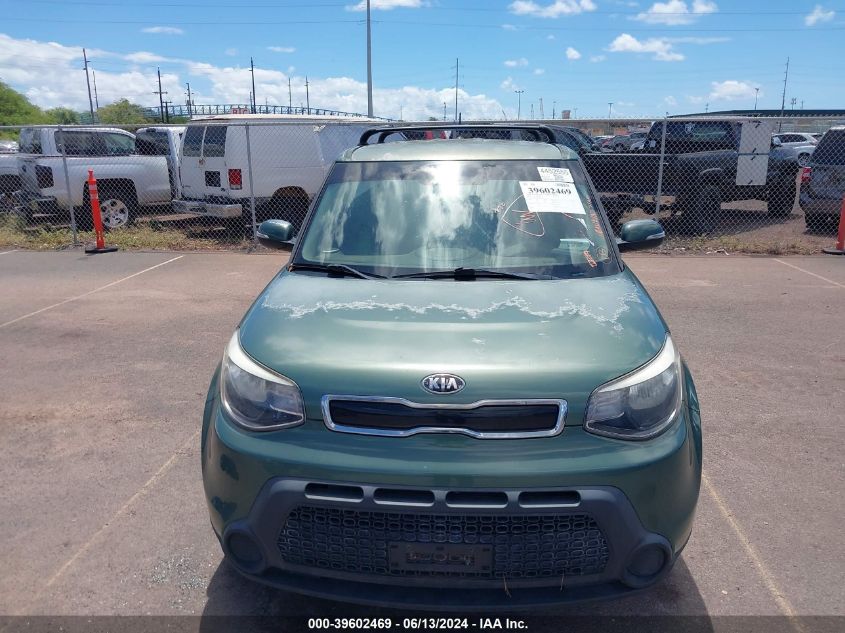 2014 Kia Soul + VIN: KNDJP3A59E7047358 Lot: 39602469