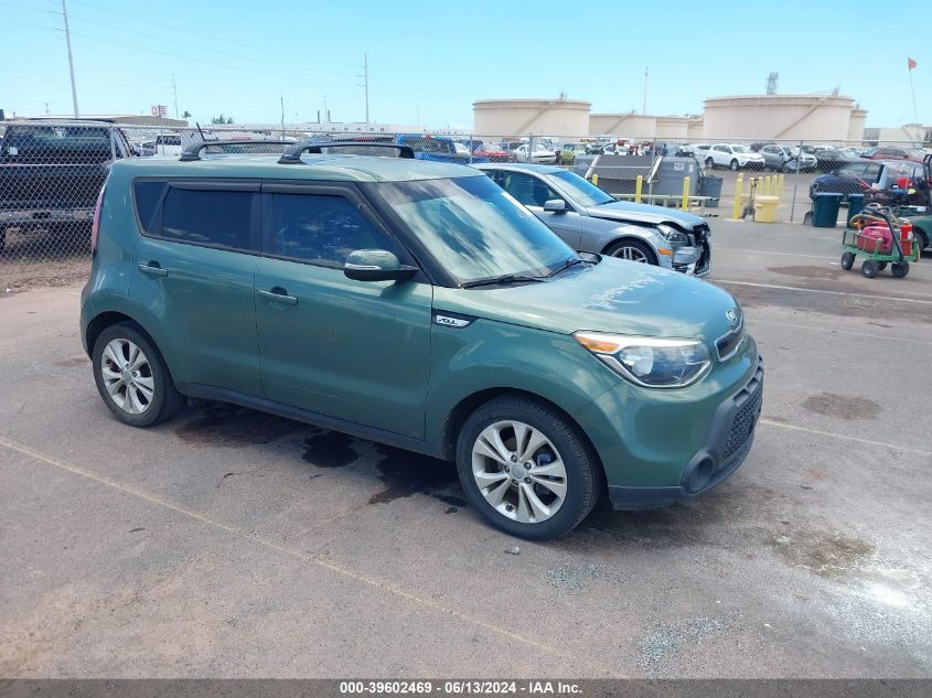 2014 Kia Soul + VIN: KNDJP3A59E7047358 Lot: 39602469