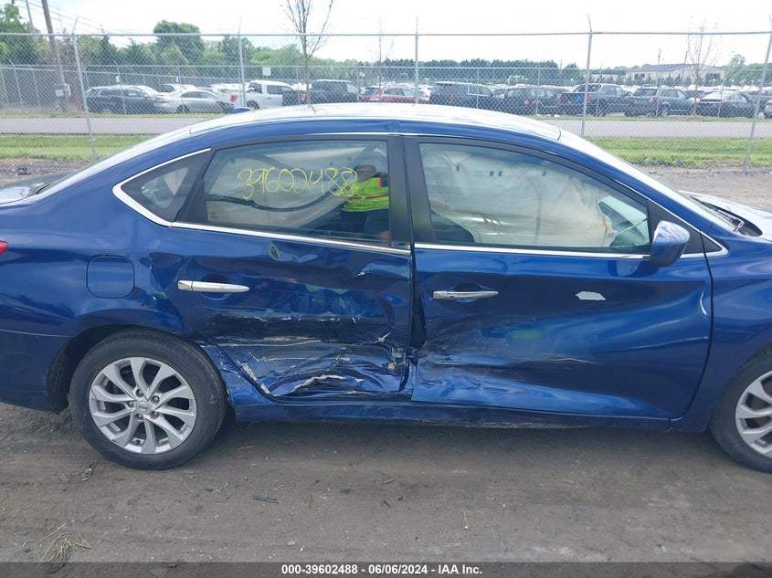 2018 Nissan Sentra Sv VIN: 3N1AB7AP1JL657061 Lot: 39602488