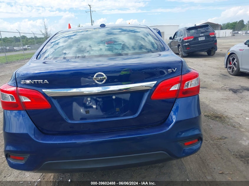 2018 Nissan Sentra Sv VIN: 3N1AB7AP1JL657061 Lot: 39602488