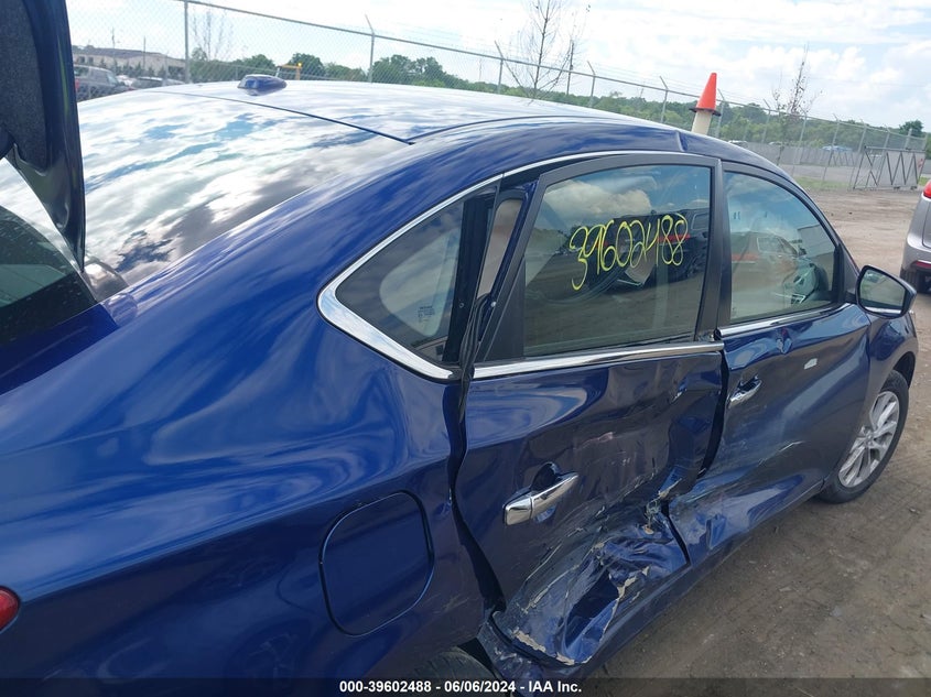 2018 Nissan Sentra Sv VIN: 3N1AB7AP1JL657061 Lot: 39602488