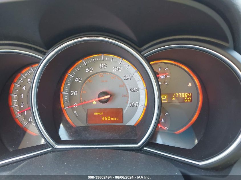 2009 Nissan Murano Sl VIN: JN8AZ18W59W122019 Lot: 39602494