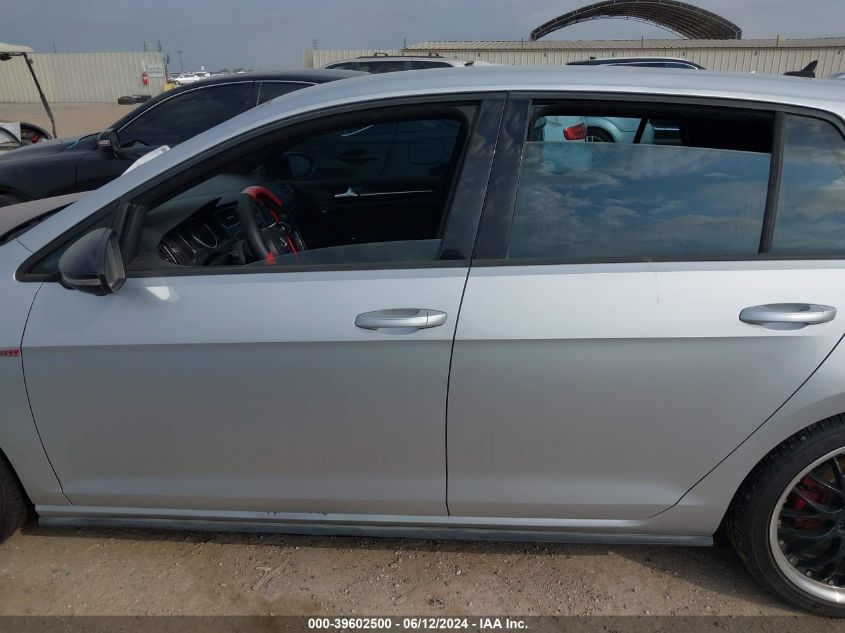 2015 Volkswagen Golf Gti 2.0T S 4-Door VIN: 3VW4T7AU2FM002984 Lot: 39602500