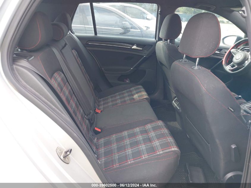 2015 Volkswagen Golf Gti 2.0T S 4-Door VIN: 3VW4T7AU2FM002984 Lot: 39602500