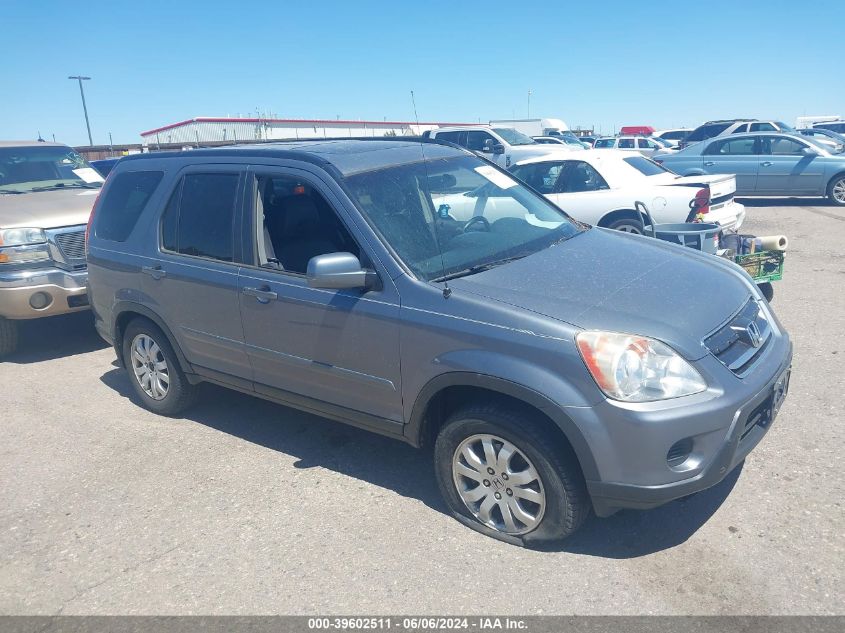 2006 Honda Cr-V Se VIN: SHSRD78966U437110 Lot: 39602511