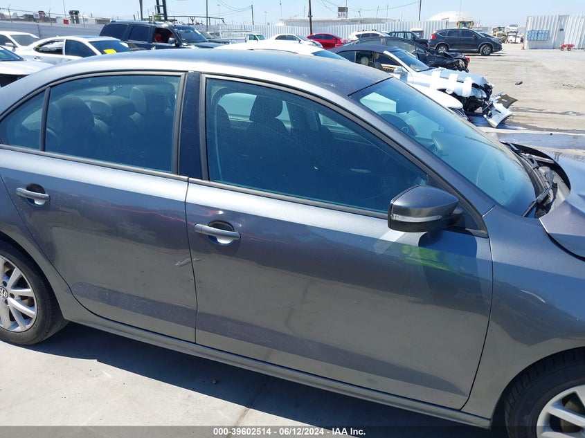 2012 Volkswagen Jetta 2.5L Se VIN: 3VWDP7AJXCM376197 Lot: 39602514