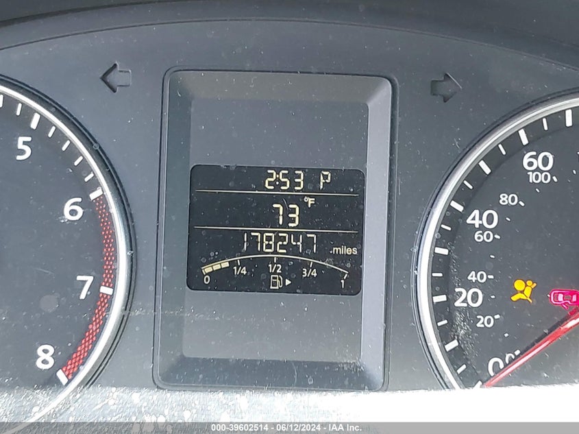 2012 Volkswagen Jetta 2.5L Se VIN: 3VWDP7AJXCM376197 Lot: 39602514