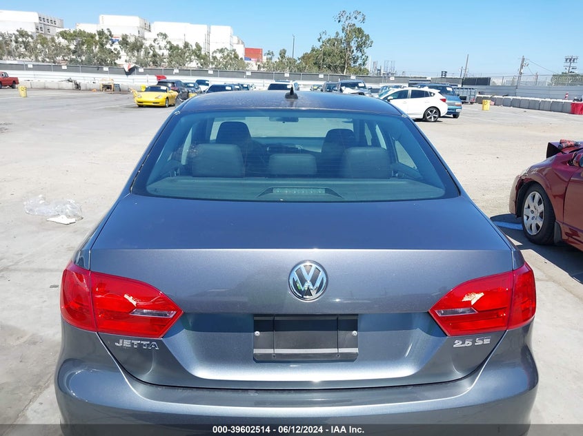 2012 Volkswagen Jetta 2.5L Se VIN: 3VWDP7AJXCM376197 Lot: 39602514