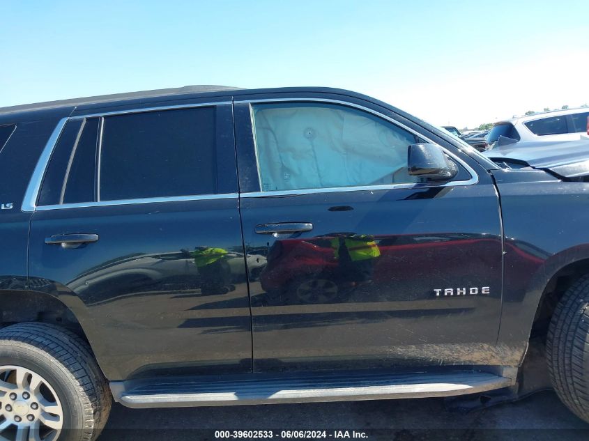 2015 Chevrolet Tahoe Ls VIN: 1GNSCAKC4FR624540 Lot: 39602533