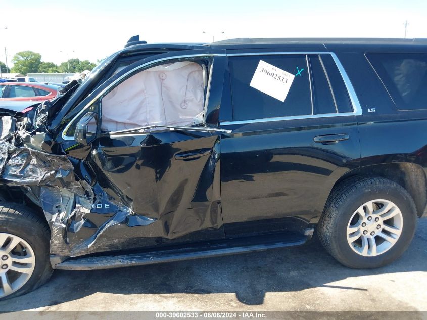 2015 Chevrolet Tahoe Ls VIN: 1GNSCAKC4FR624540 Lot: 39602533