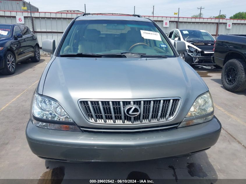 2001 Lexus Rx 300 VIN: JTJGF10U510103662 Lot: 39602542