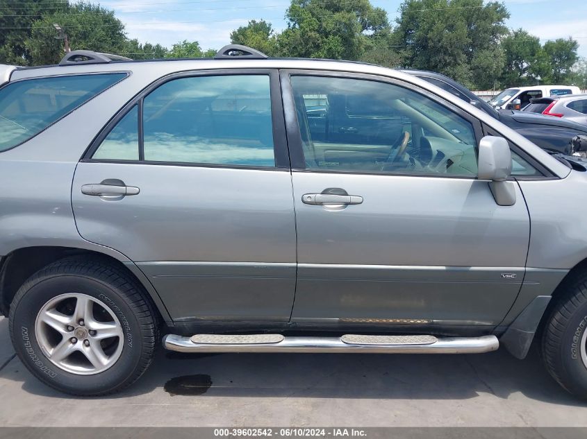 2001 Lexus Rx 300 VIN: JTJGF10U510103662 Lot: 39602542