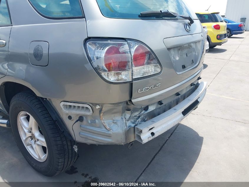 2001 Lexus Rx 300 VIN: JTJGF10U510103662 Lot: 39602542