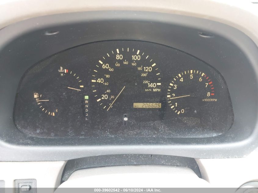 2001 Lexus Rx 300 VIN: JTJGF10U510103662 Lot: 39602542