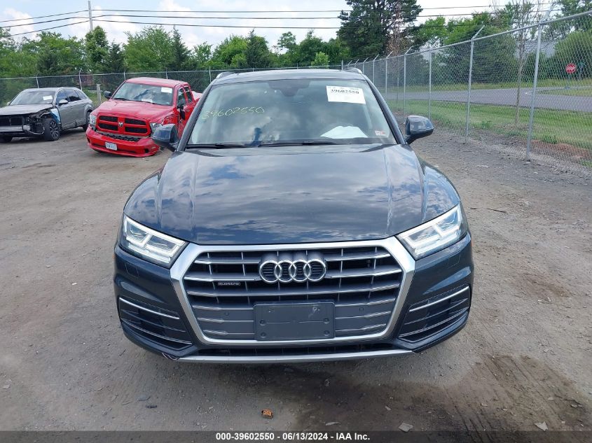 2018 Audi Q5 2.0T Premium/2.0T Tech Premium VIN: WA1BNAFY6J2038992 Lot: 39602550