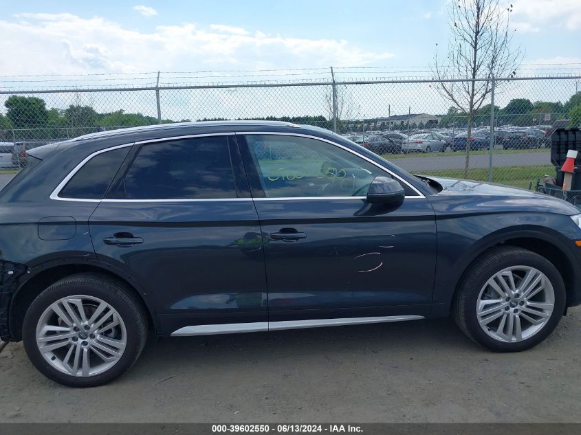 2018 Audi Q5 2.0T Premium/2.0T Tech Premium VIN: WA1BNAFY6J2038992 Lot: 39602550