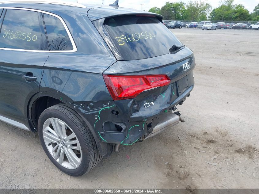 2018 Audi Q5 2.0T Premium/2.0T Tech Premium VIN: WA1BNAFY6J2038992 Lot: 39602550