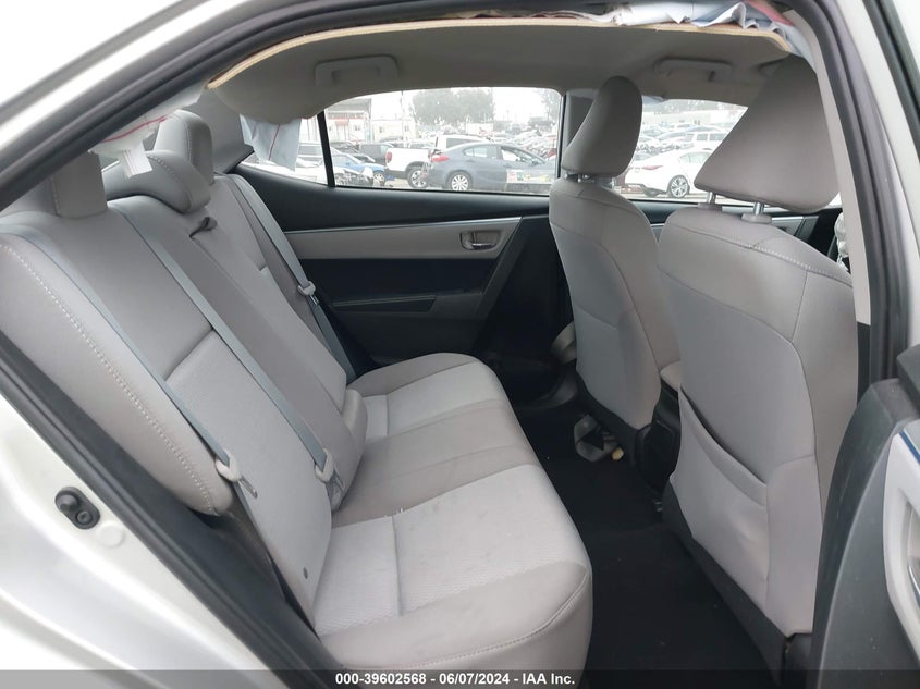 2016 Toyota Corolla Le VIN: 5YFBURHE8GP401569 Lot: 39602568