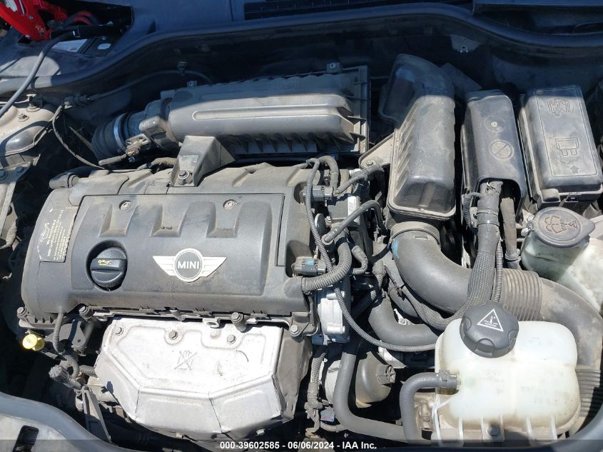 2012 Mini Cooper VIN: WMWSU3C5XCT541238 Lot: 39602585
