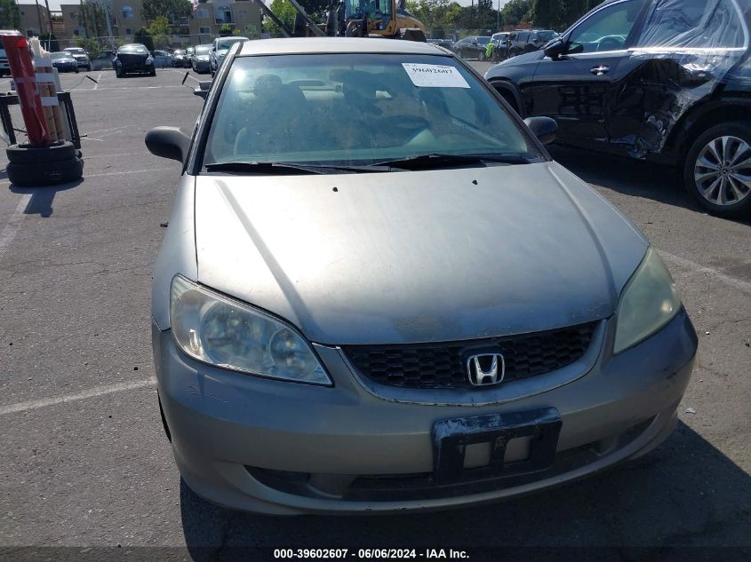 2004 Honda Civic Lx VIN: 1HGEM22584L019190 Lot: 39602607