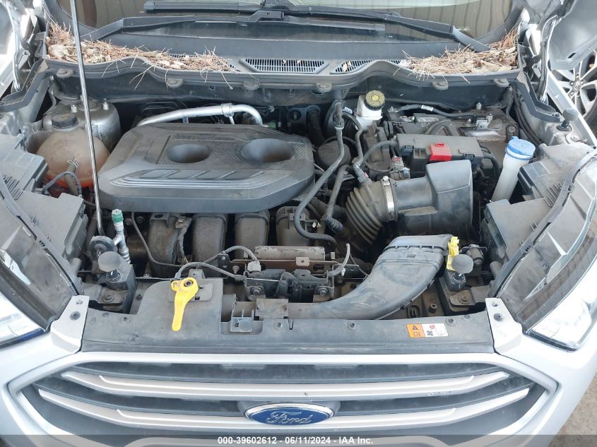 2020 Ford Ecosport Se VIN: MAJ6S3GL2LC339244 Lot: 39602612