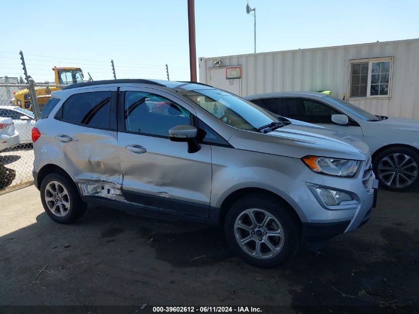 2020 Ford Ecosport Se VIN: MAJ6S3GL2LC339244 Lot: 39602612